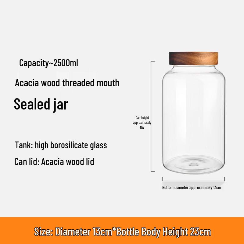 ME Glass Spiral Sealed Storage Jar