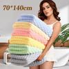 70 * 140CM Ultra-Fine Fiber Towel Ultra-Fine Fiber Quick Drying Thickened Bath Towel Super Absorbent Coral Velvet