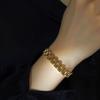 Titanium Steel Jewelry Men's Titanium Steel Bracelet 12mm Lao Sanzhu Stainless Steel Bracelet Does Not Fade