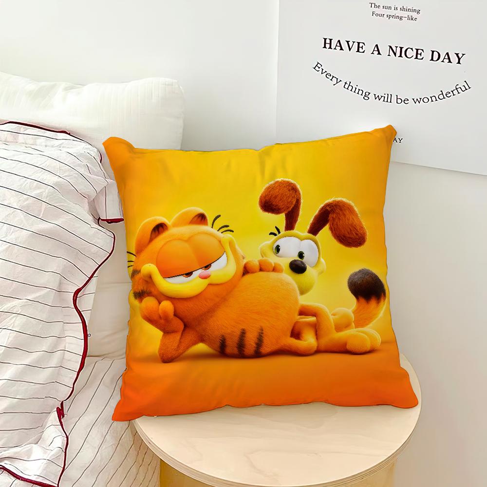 The Cushion Cover Comfortable Soft Pillow Case For Sofa Cute Living Room Home G-Garfields Cartoon Office Decor Protective Covers