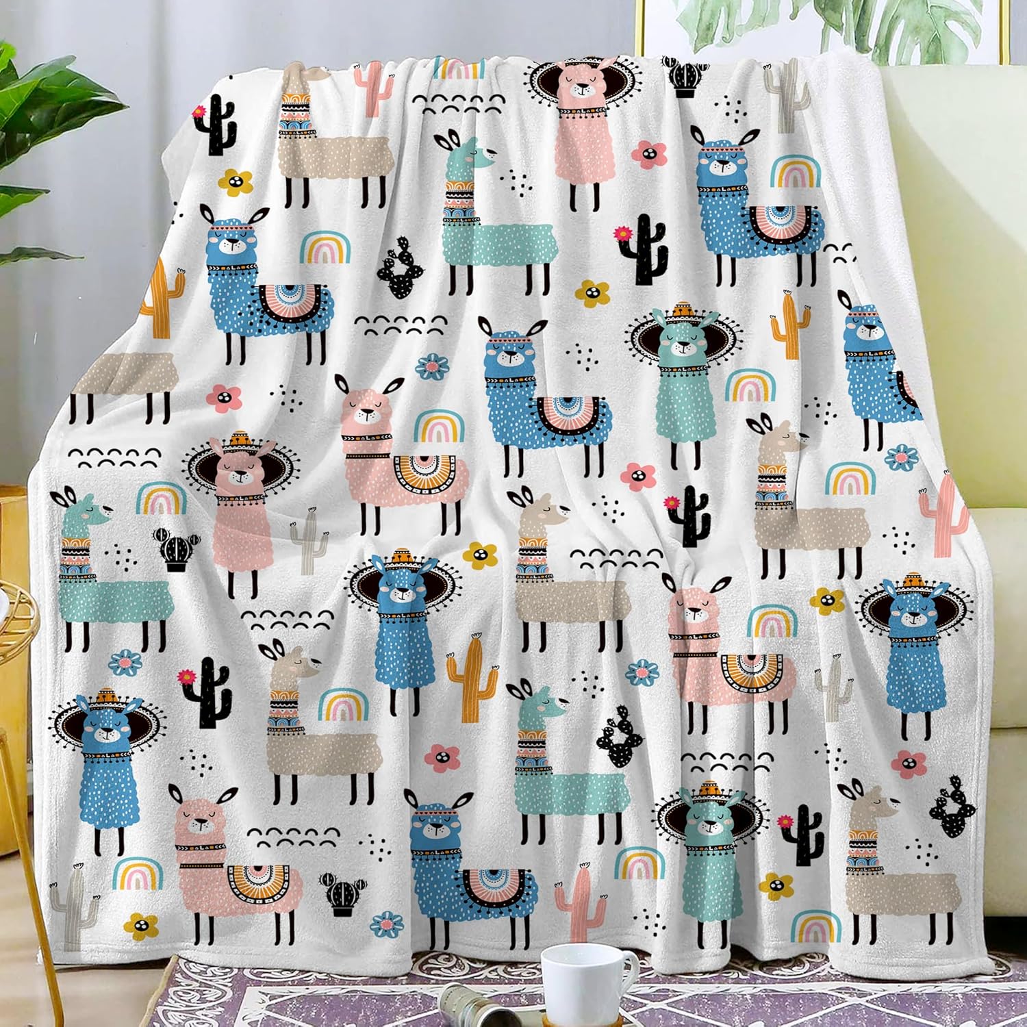 Axolotl Blanket Merch Just A Girl Who Loves Axolotl Blanket Soft Cozy Flannel Axolotl Throw Blankets Room Decor Bedding Gifts 75x90cm