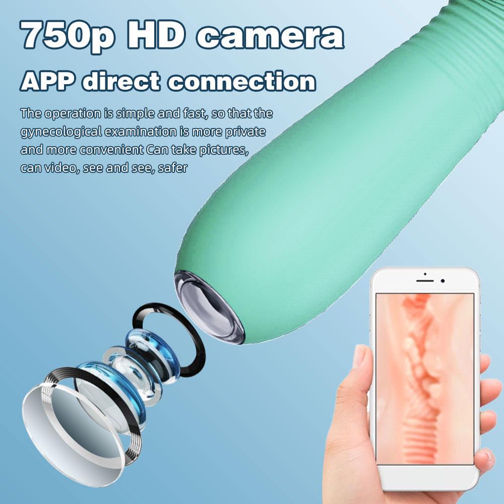 360° Rotation HD Endoskopische Kamera Vibrator für Frau App-Steuerung Heizungs-Masturbator Videoaufnahme G-Punkt Aldult Sexspielzeug
