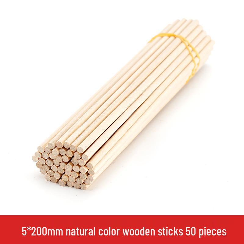 Bamboo and Wooden Craft Sticks: DIY Model Strips and Slices