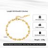 Textured Sunburst Disc 304 Stainless Steel Gold Tone Women Bracelet for Minimalist Daily Styling With Subtle Vintage Charm