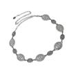Fashionable Metal Waist Belt Elegant Ethnic Style Belly Chain Fashion Accessory for Music Festivals and Casual Outfits