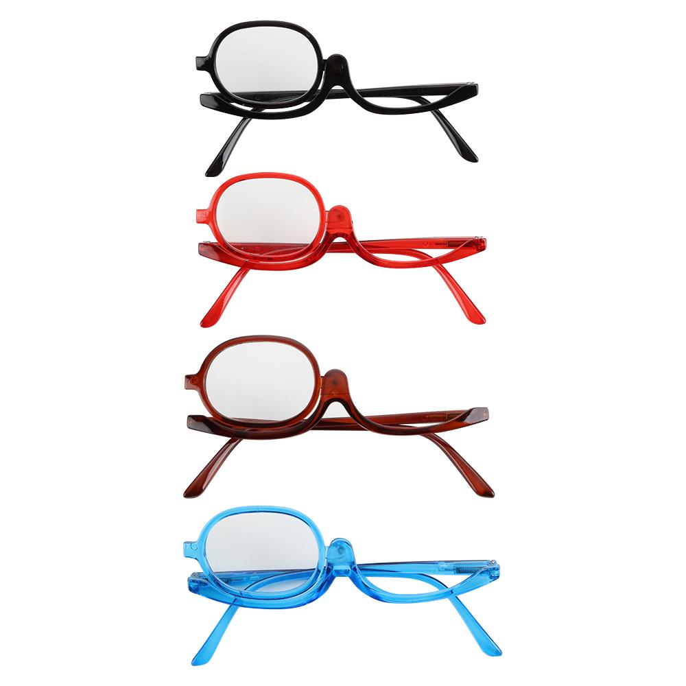 New Single Frame Rotatable Reading Glasses Magnifying Makeup Glasses For Women Presbyopic Eyeglasses For Elder Unisex +100~+400