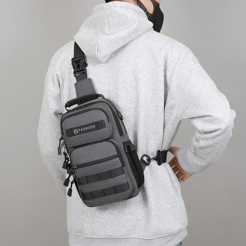 Hiking Chest Bag Travel Multifunctional Molle Backpack Lightweight Handbag Outdoor Cycling Climbing Rig Pouch Large Funny Pack