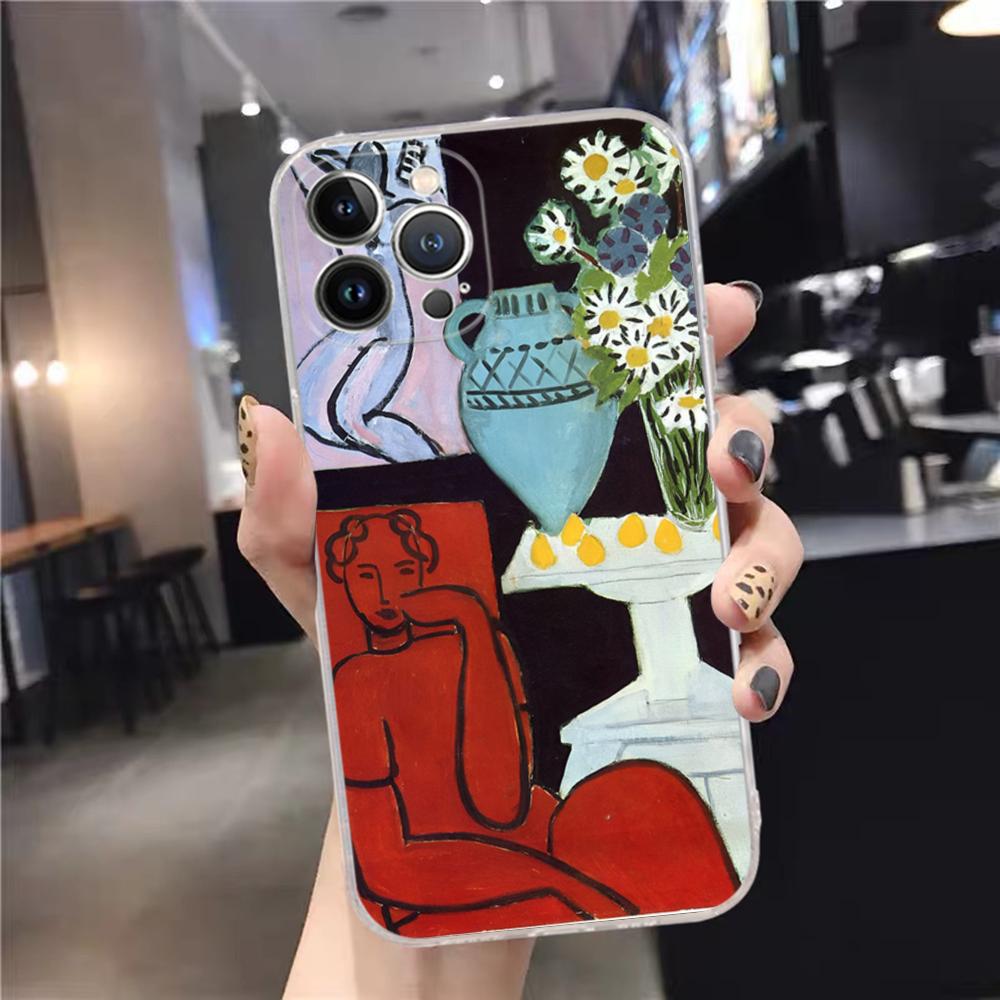 Henri Matisses Art Painting Phone Case For iPhone 15 14 11 12 13 Mini Pro XS Max Cover 6 7 8 Plus X XR SE 2020 Funda Shell