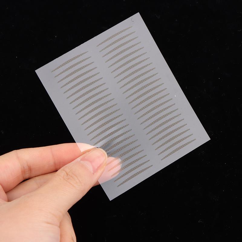 Adhesivo invisible para párpados dobles, cinta de encaje para levantar los ojos, cinta de gasa transparente con encaje, pegatinas autoadhesivas, herramientas para cintas para los ojos