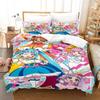 3D Kawaii Anime Hirogaru Sky! Pretty Cure Bedding Set Single Twin Full Queen King Size Bed Set Adult Kid Bedroom Duvetcover Sets