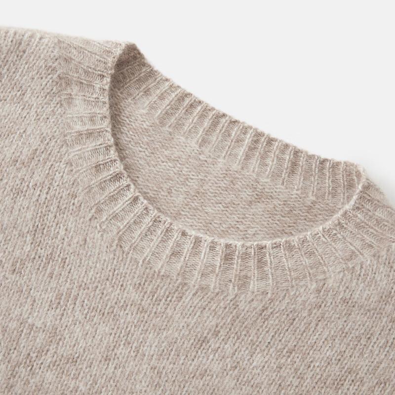 Women's Merino Cashmere Blend Round Neck Sweater