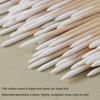 100Pcs Micro Wood Cotton Swab Eyelash Extension Tools Tatoo Microblading Cleaning Wooden Sticks Cosmetic Cotton Brush Buds Tip
