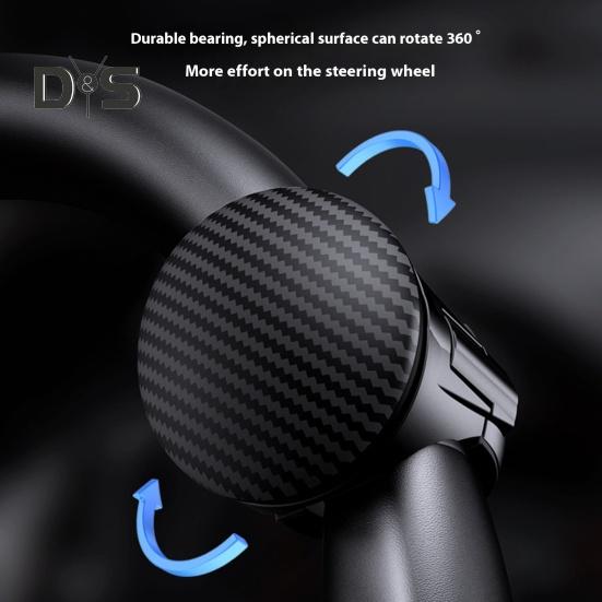 Steering Wheel Booster for Car Anti-Slip 360-degree Rotation Knob Universal Steering Wheel Spinner for Cars Trucks Boats Tractors