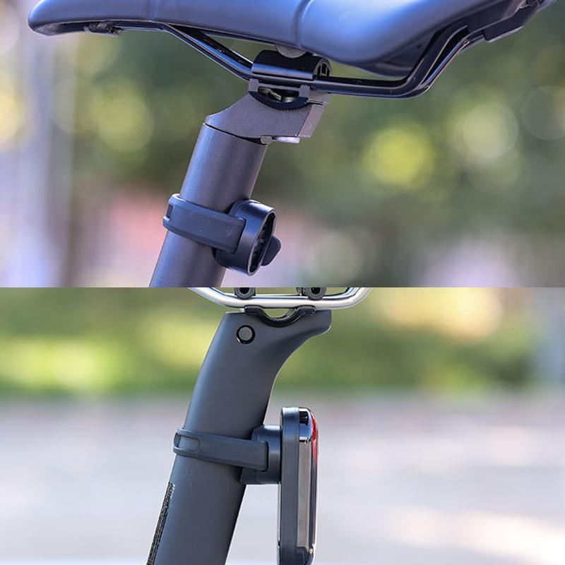 Fahrradcomputer-Halterung Halter Stabile Aluminiumlegierung mit Frontlicht-Halterung Einfache Montage für Rennräder