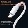 5Pcs Type C Super Fast Charge Data Cable 120W Quick Charger Cable for Samsung Xiaomi  USB C Mobile Phone Data Cord