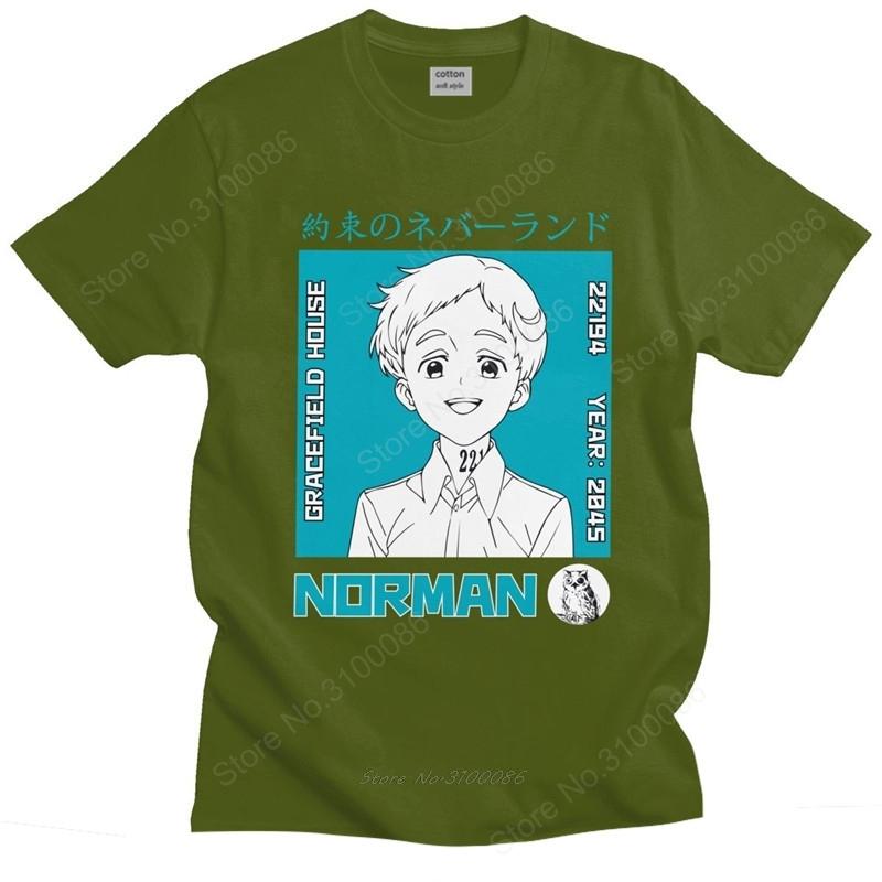 Gorgeous Tshirt Unisex Fashion Unisexga The Promise Neverland T Shirt Short Sleeved Soft Cotton Tshirt Casual Norunisex Japan Anime Tee
