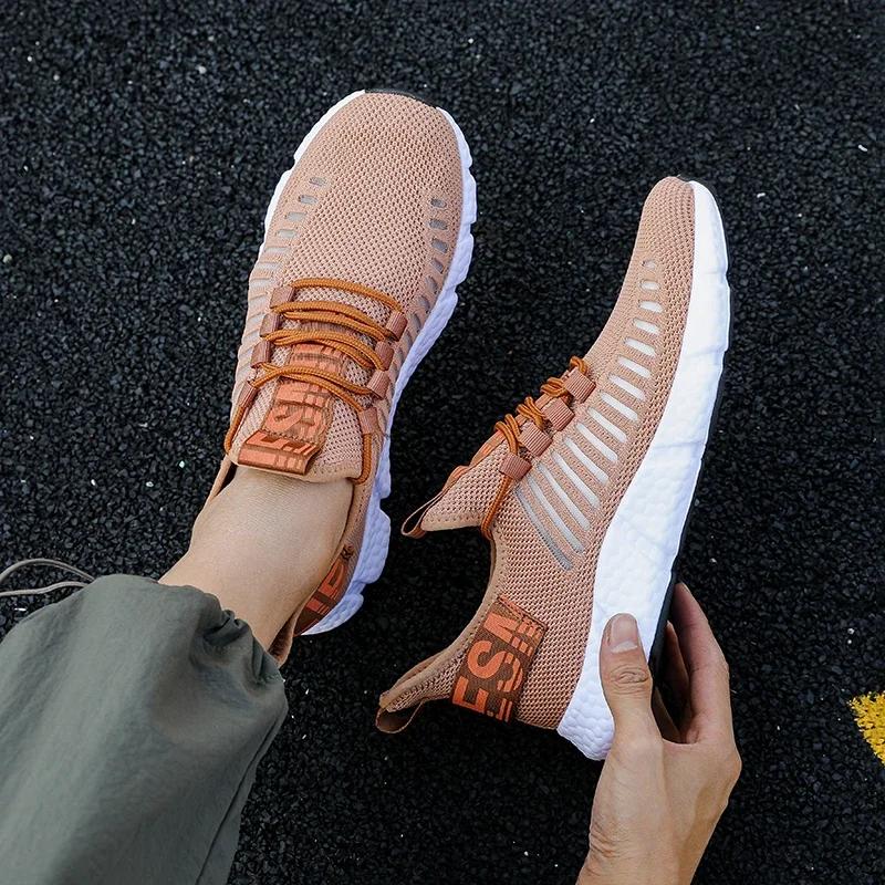 Men Casual Mesh Sneakers Travel Outdoor Summer Breathable Platform Fashion Tennis Comfortable Hiking Vulcanized Shoes Large Size