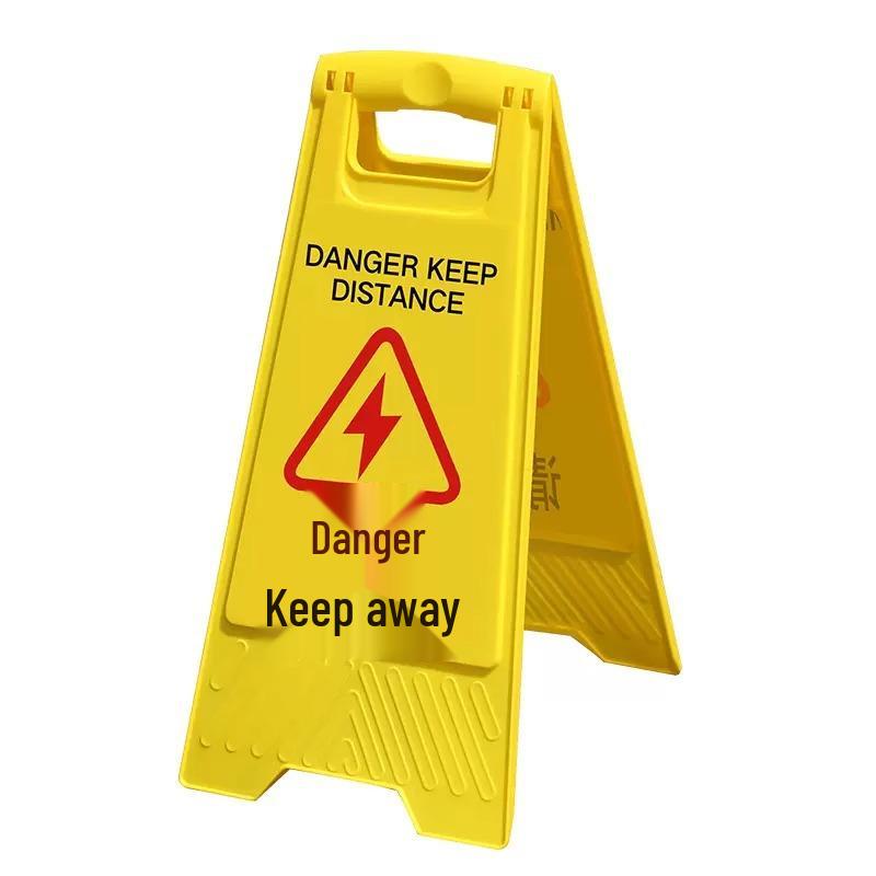 Warning A-Frame Sign: Slippery Floor, Wet Floor, Do Not Park, Under Repair