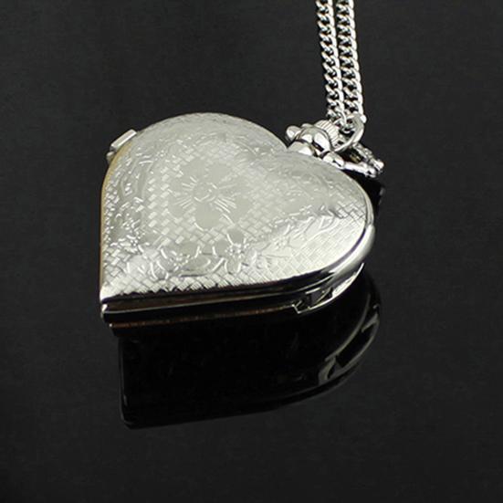 Pocket Watch Vintage Hollow Heart-shaped Alloy Vintage Pocket Watch for Daily Life