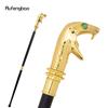 Golden Luxury Snake Cobra Green Eyes Fashion Stick Party Decorative Walking Cane Knob Walking Stick 92cm  Performance Stage Cane