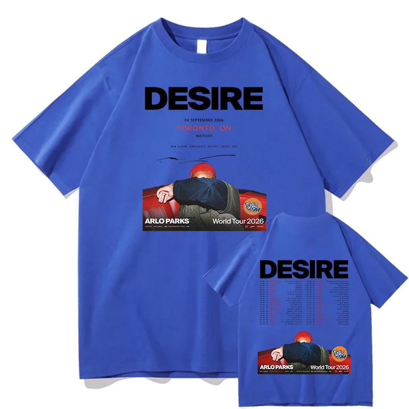 Arlo Parks Ambiguous Desire Tshirt Cute Casual Fashion Pure Cotton Fashion High Quality Comfortable Soft Femininas Clothing Top