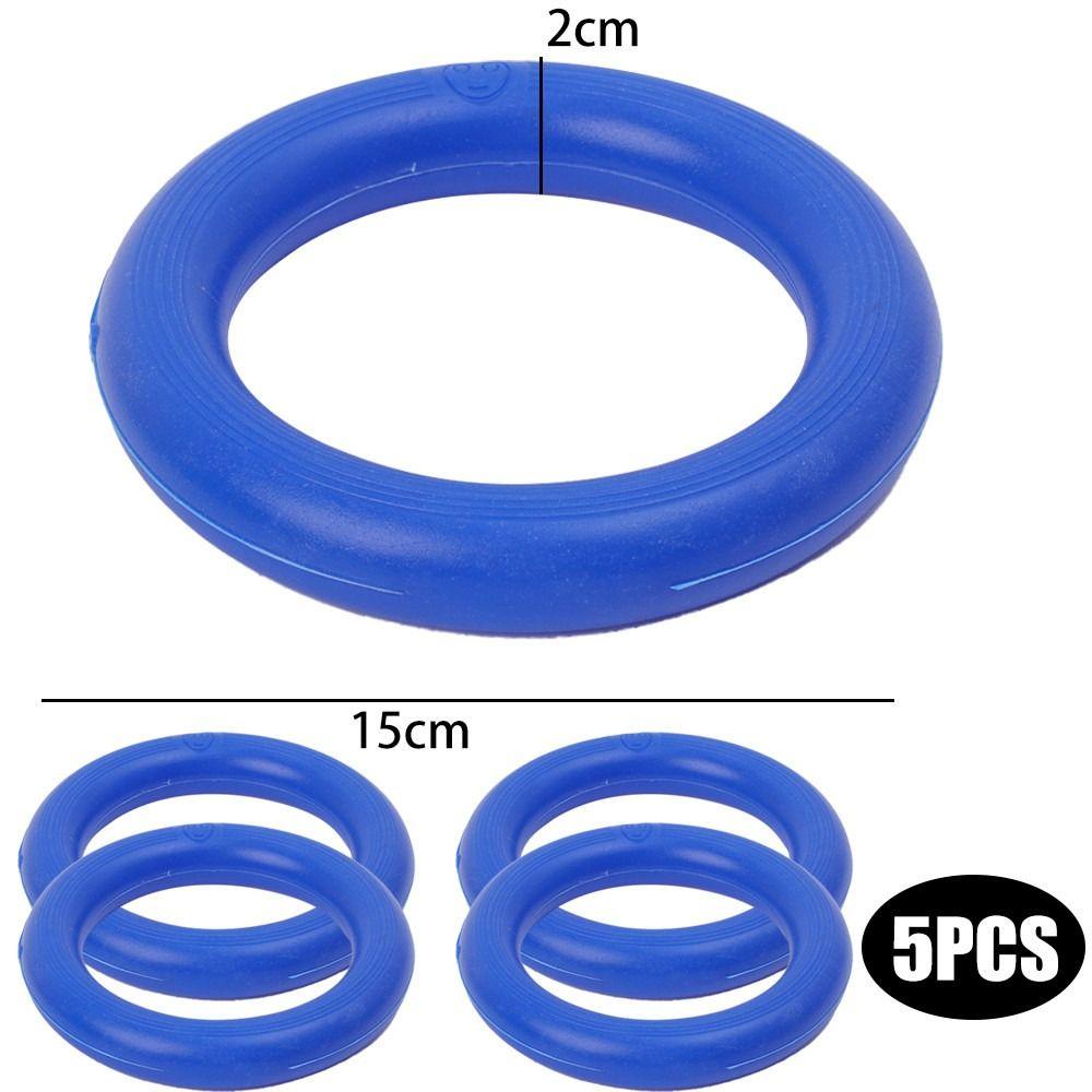 

1/5 шт. Пластиковое фиксирующее кольцо для фруктов, износостойкое кольцо для арбуза, модная подставка для демонстрации футбола Blue-5Pcs