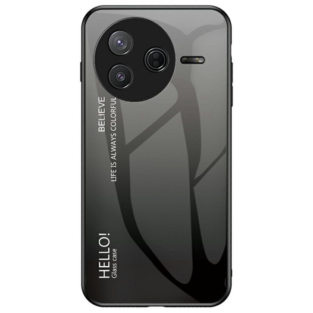 Pro Xiaomi Poco F7 Pro 5G/Redmi K80 5G Pouzdro Proti poškrábání Tvrzené sklo+PC+TPU Kryt na telefon