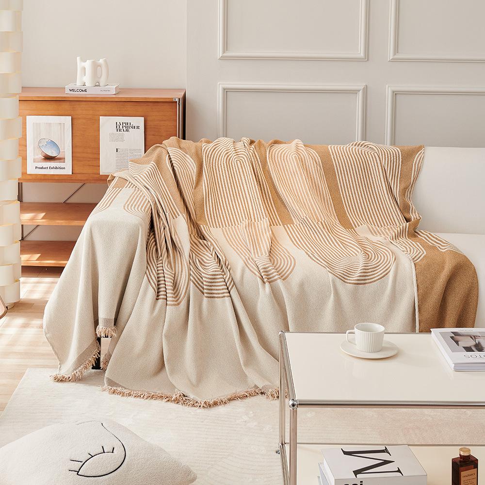 Neues Verdicktes Anti-Katzenkratz Chenille Doppelseitiges Sofa-Handtuch für Alle Jahreszeiten, All-inclusive, Einfacher Sofabezug, Sofa Vollbezugs-Handtuch