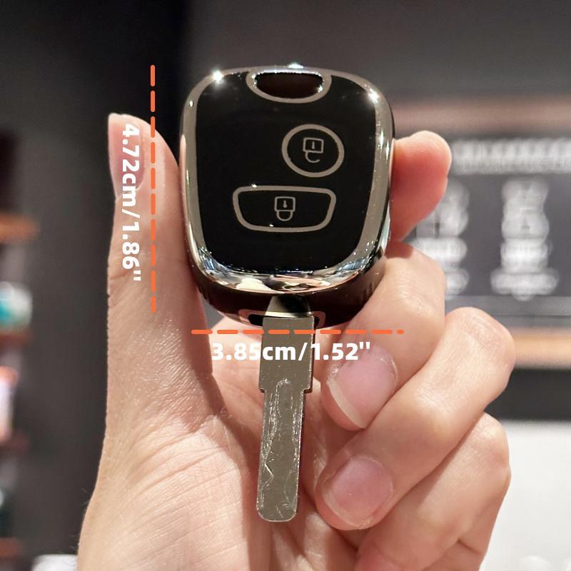 Husa FOB pentru chei pentru Citroen C1 C4 pentru Peugeot 106 107 206 207 306 307 406 407 Auto Shell Fob Protector TPU Carcasa pentru chei de la distanta Cov