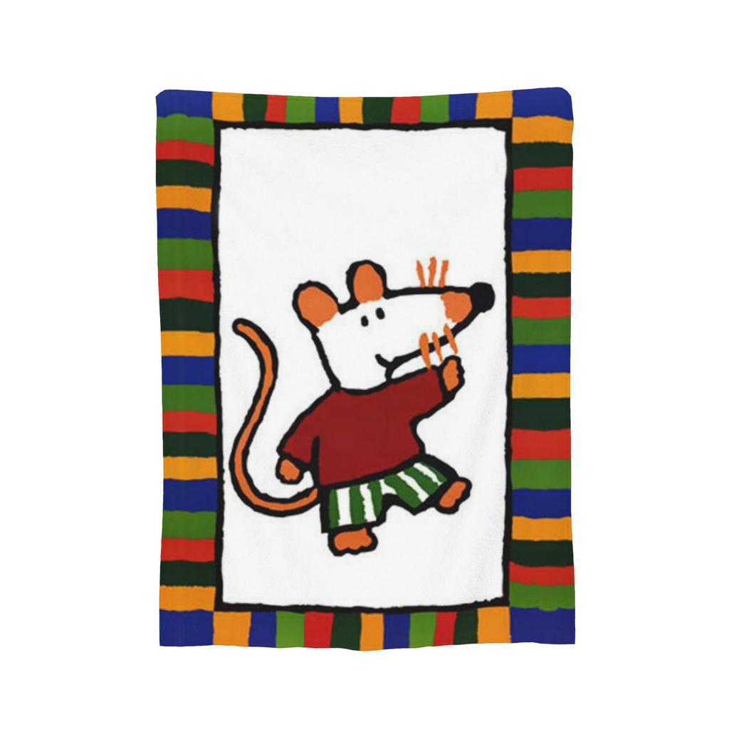 Cartoon M-Maisy Flannel Blanket Custom Throw Blanket For Home El Sofa 200X150Cm Quilt,