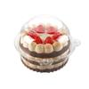 100 Pcs Cake Slice Boxes Cupcake Slice Container Square Individual Single Dessert Box Triangular Sandwich Cheesecake Storage Box