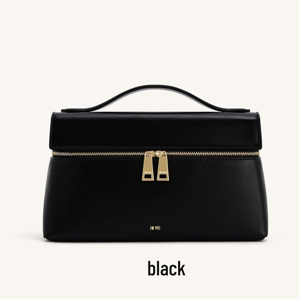 JWPEI Cross-Border Spot Lunch Box Shoulder, Messenger, and Tote Bag - Genuine Leather, Unique Niche Design