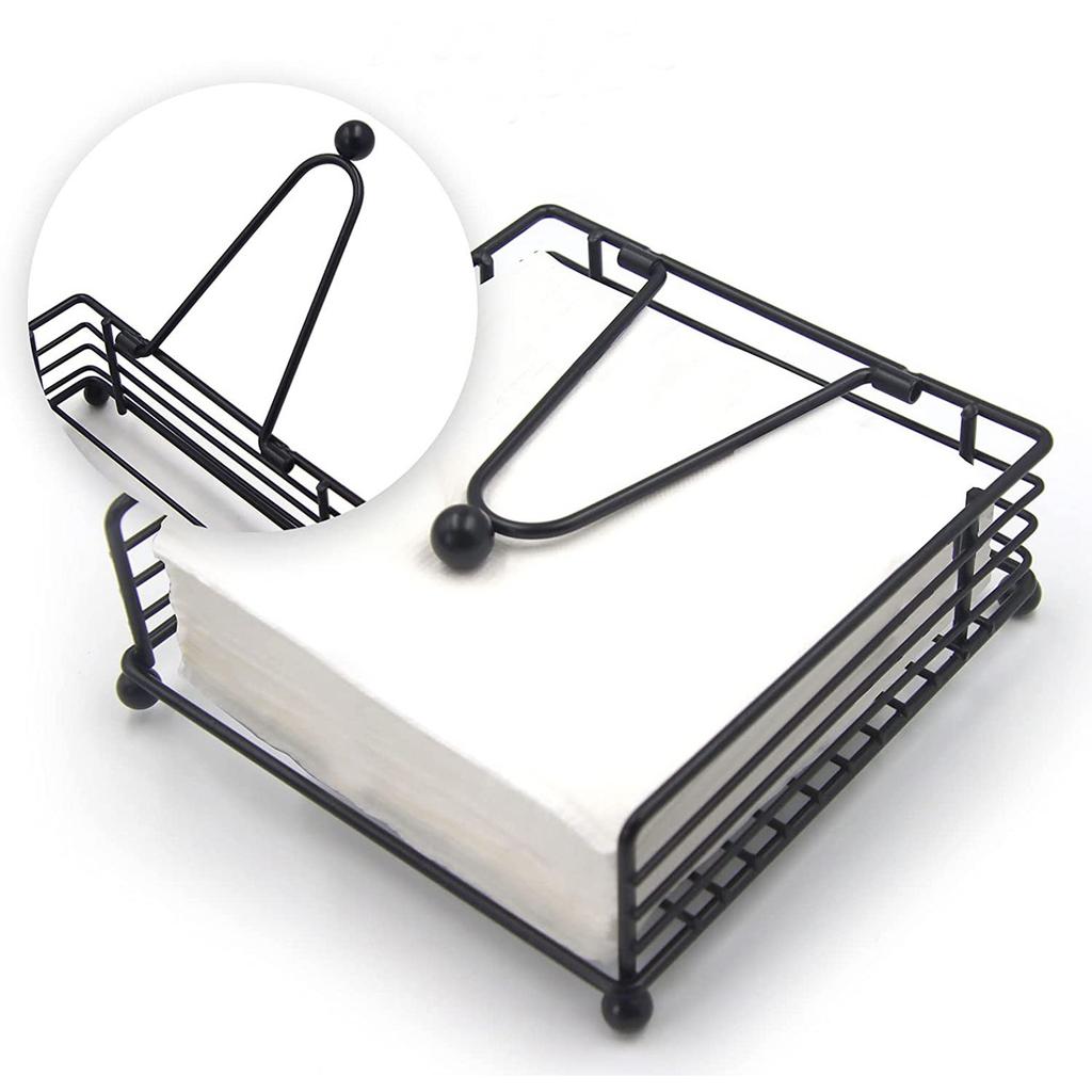 Επίπεδη Θήκη Πετσετών Μετάλλου Κουζίνας Θήκη Πετσετών Με Βαρυμένο Βραχίονα Τάνυσης Ρουστίκ Διανομέας Χαρτοπετσέτας Για Πάγκο Τραπέζι