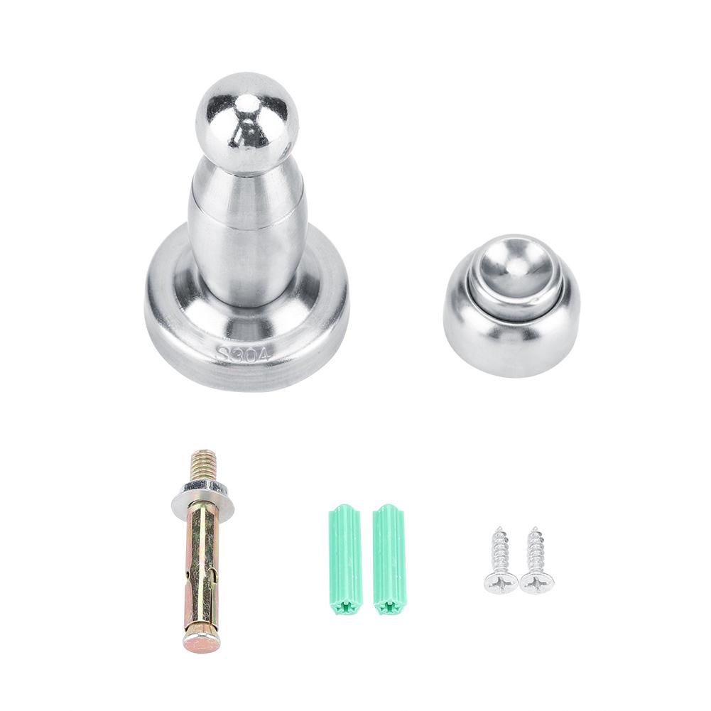 1Pc Stainless Steel Strong Magnetic Door Stop Stopper Holder Anti collision Catch Door Suction