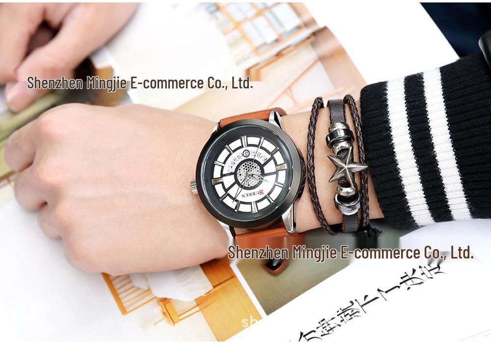 CURREN 8330 Men's Casual Waterproof Quartz Calendar Watch
