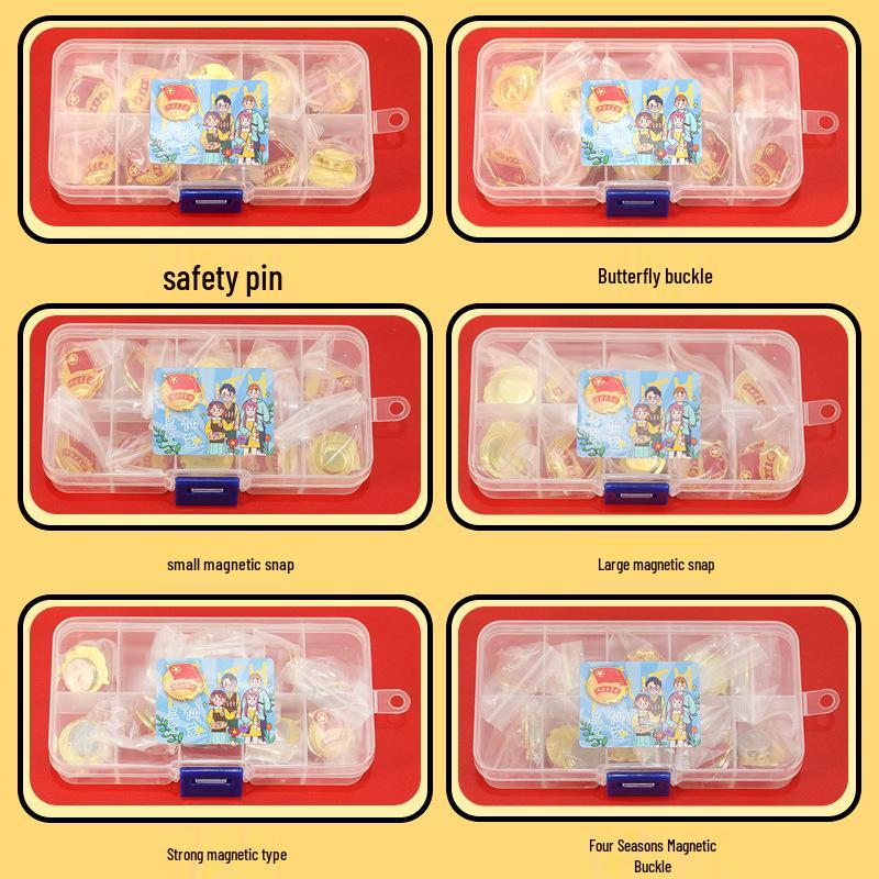 Communist Youth League Strong Magnetic Chest Badge - Youth Standard Student Emblem