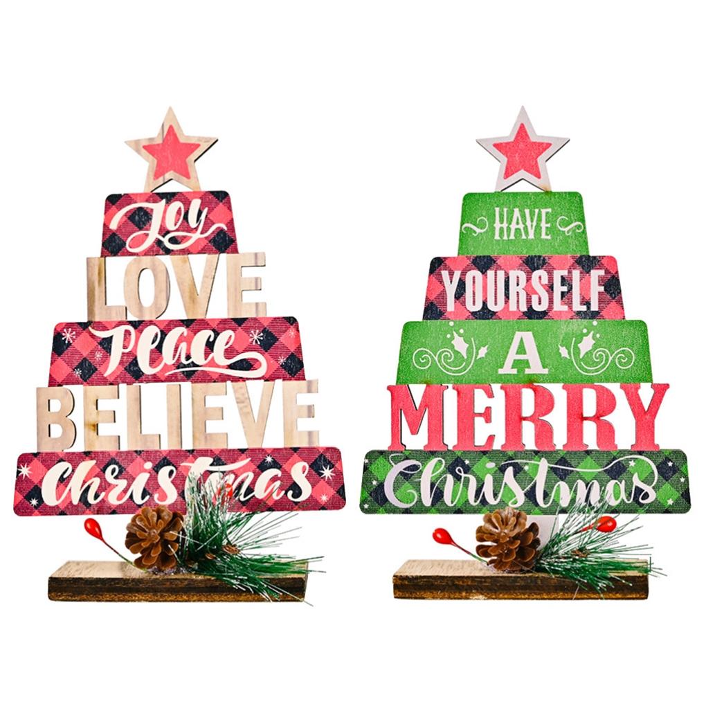 Christmas Tree Decoration Prop Interesting Tabletop Decor Scene Layout DIY Xmas Decoration Festival Adornment Holiday Ornaments