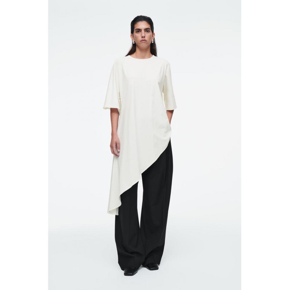 

Асимметричная футболка COS Japan offwhite/XS