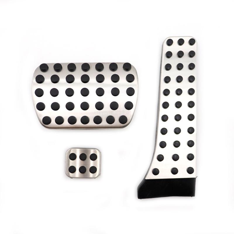 Mercedes-Benz C-Class Anti-Slip Pedal Set - Decorative Accelerator, Brake & Rest Area Accessories