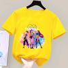 K-POP Demon Hunter Girl Group Unisex Cotton T-Shirt - Kids' Summer Short Sleeve Round Neck Top