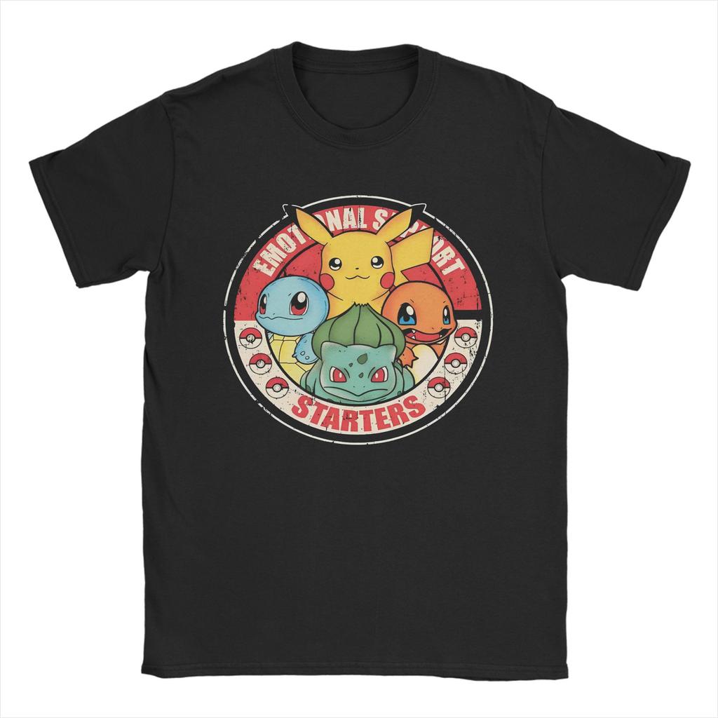 Harajuku Pokemoned Gengar Tshirts Unisex Crewneck Short Sleeve Clothing Cotton Summer Tops