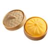 Colorful Dumpling Squishes Stress Balls Fidget Sensory Toys Simulation Food Squishies Bun with Steamer Fake Buns Fidget Toy
