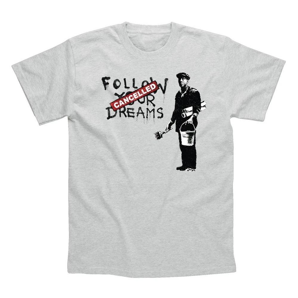 Official Licensed Brandalised Follow Your Dreams T Shirt Banksy L