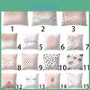 Luxurious Pillow Case Rose Gold Geometric Pineapple Glitter Cushion Cover For Stylish Home Decor