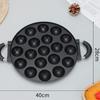 19-Loch Kuchenform Gusseisen Omelettpfanne Antihaft Kochtopf Frühstücksei-Kocher Kuchenform Küchengeschirr Küchenutensilien