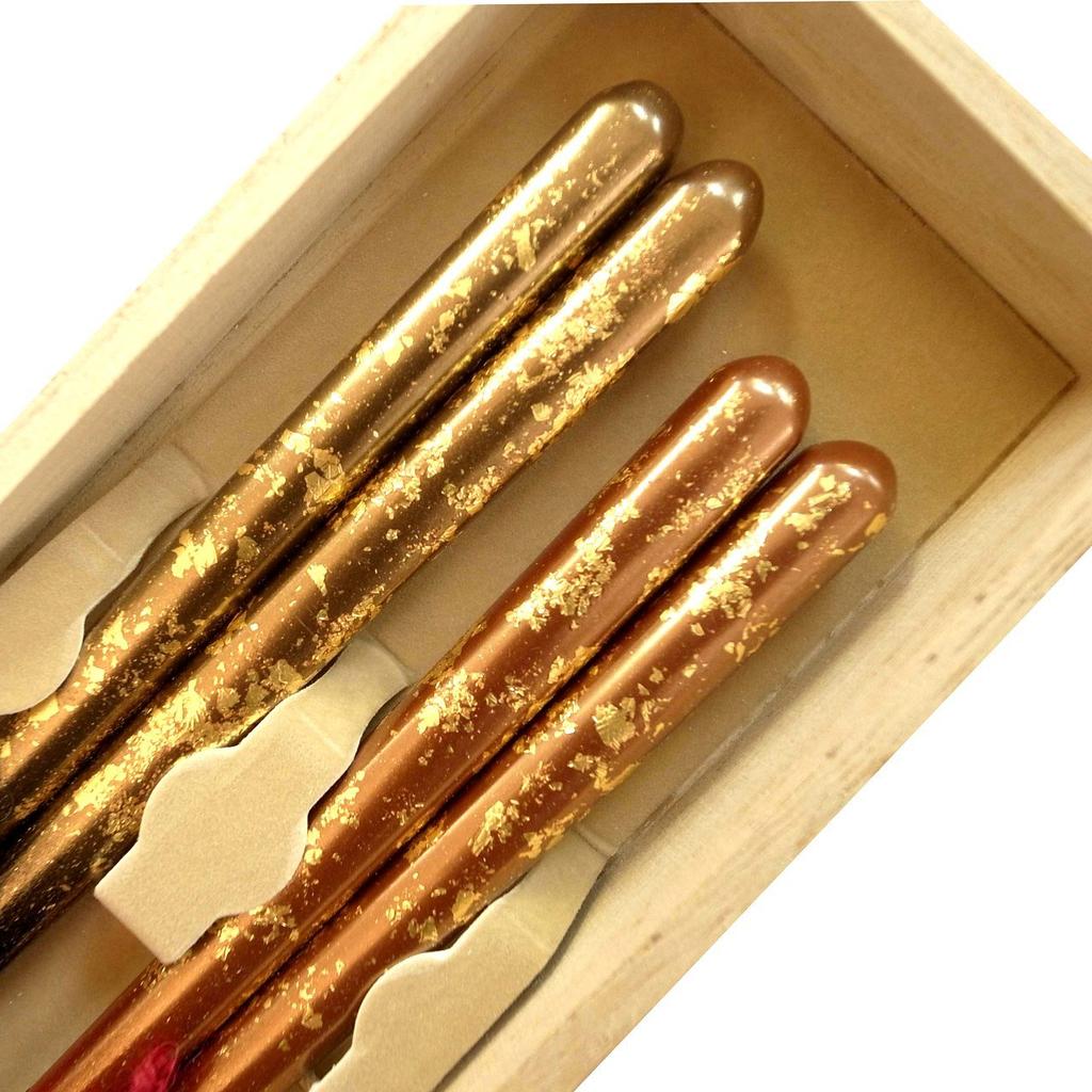 A Pair of Couple In Paulownia Box Chopsticks, Zuiun,