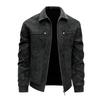 New Men's Leather Jacket Autumn and Winter Large Size Jacket Leather Jacket Men's Business Lapel Suede Leather Jacket Men's