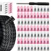 40/100Pcs Spiral Vacuum Tire Repair Nail Self-Tapping Screw Tire Rubber Nails Tool  Bike