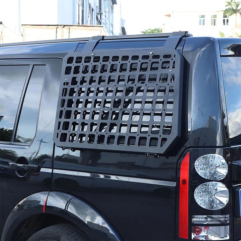 Car Rear Window Glass Armor Protective Frames Foldable Shelf Storage Rack For Land Rover Discovery 4 LR4 2010-2016 Accessories