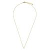 Luxenter 18-carat Yellow Gold Finish Necklace - Alphabet